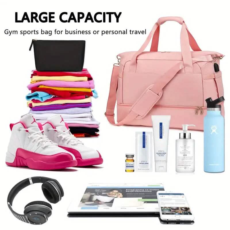 Grand sac de voyage polochon pour femme