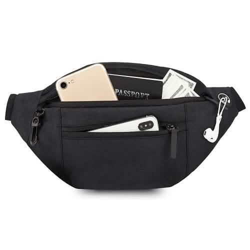Grand sac banane bandoulière