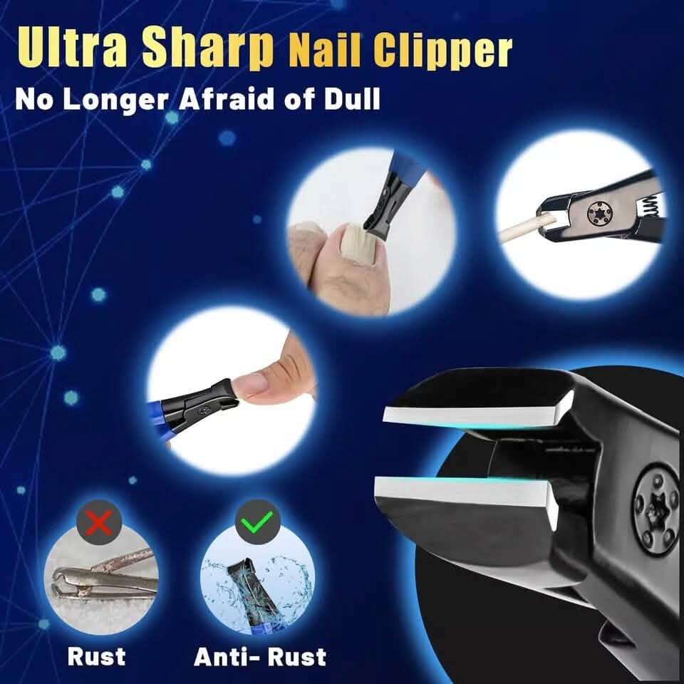 Coupe-ongles robuste de grande taille pour ongles épais