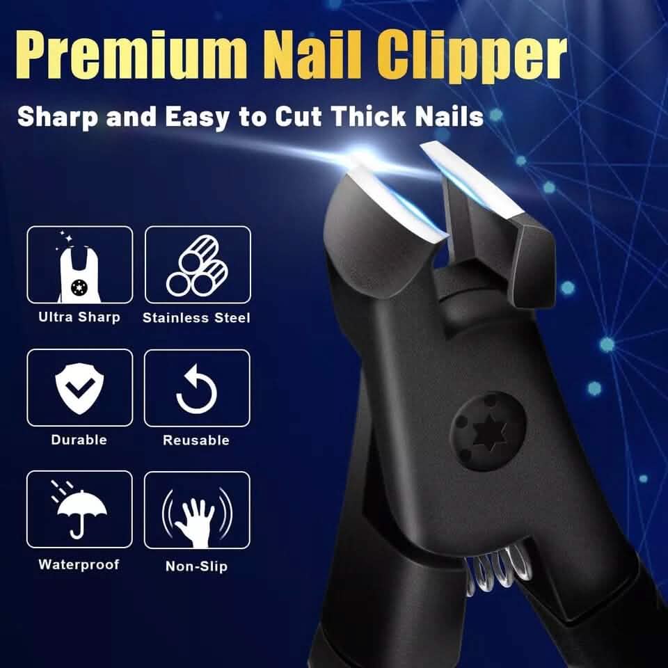 Coupe-ongles robuste de grande taille pour ongles épais