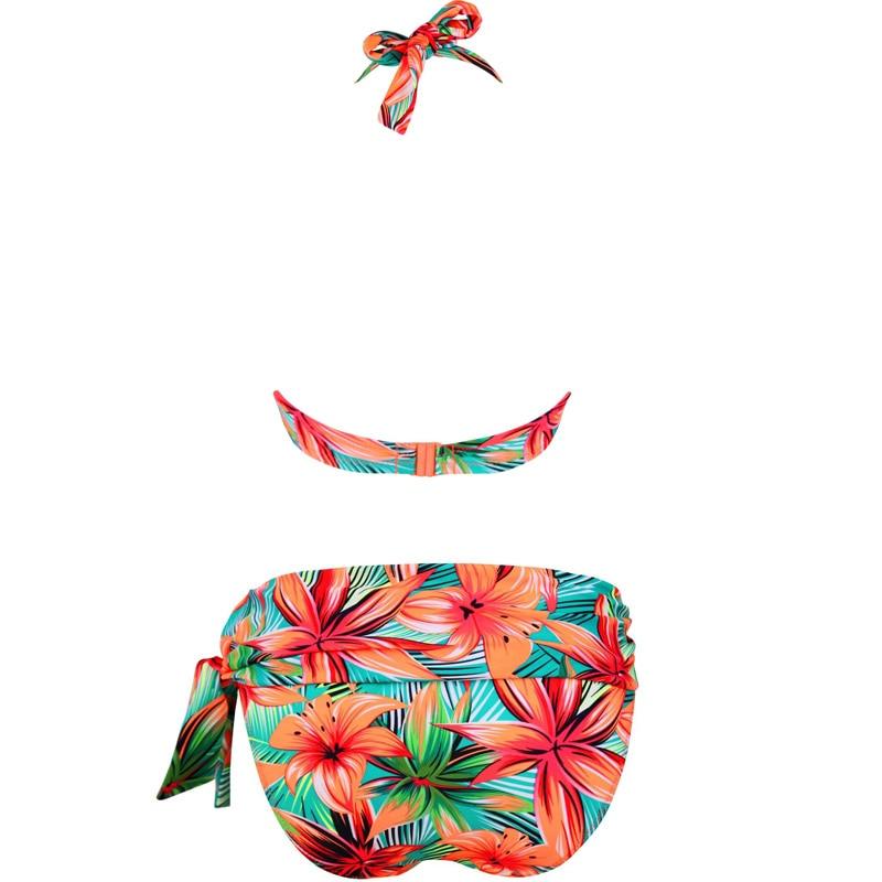 Maillot de bain grande taille pour femmes, bikini taille haute, ensemble de maillots de bain deux pièces taille haute, maillots de bain gainants avec short, maillot de bain push-up, ensemble bikini bandage pour femmes