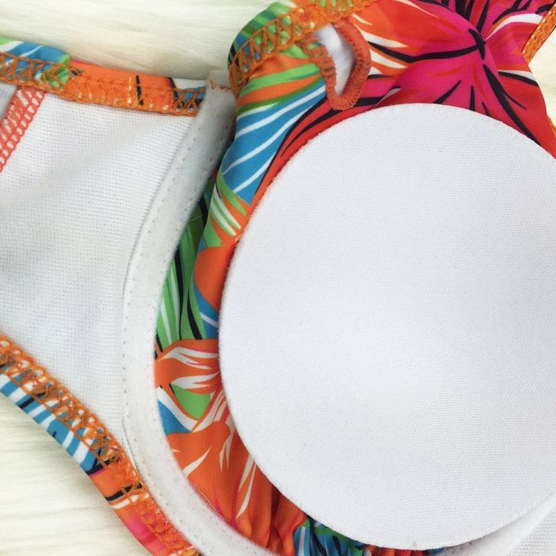 Maillot de bain grande taille pour femmes, bikini taille haute, ensemble de maillots de bain deux pièces taille haute, maillots de bain gainants avec short, maillot de bain push-up, ensemble bikini bandage pour femmes