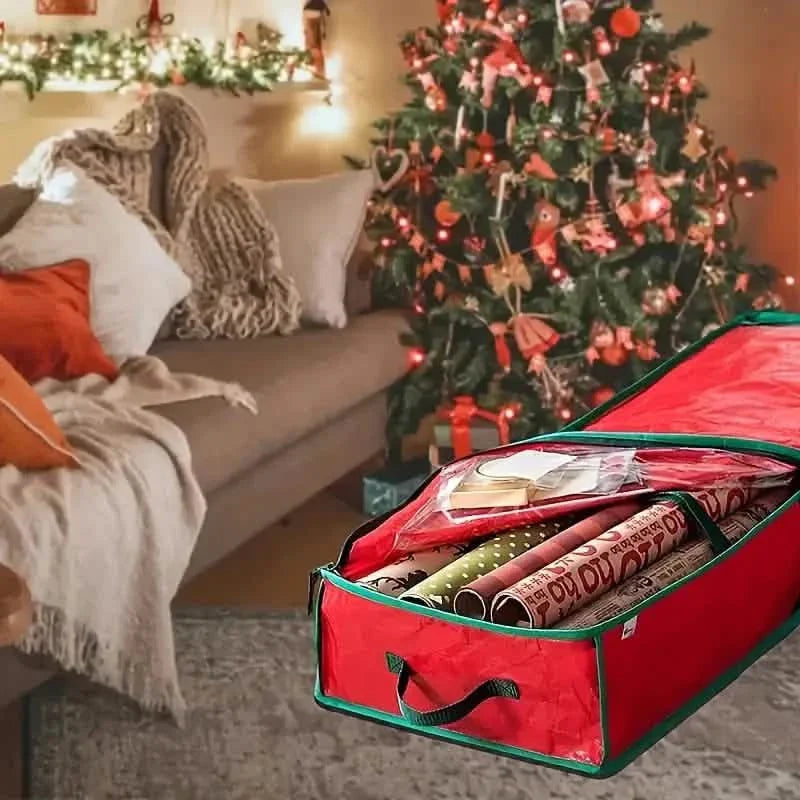 Grand sac de rangement, sac de rangement pour emballages cadeaux