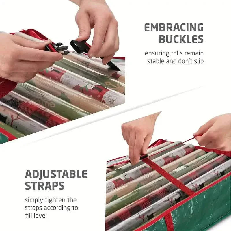 Grand sac de rangement, sac de rangement pour emballages cadeaux