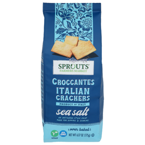 Craquelins italiens croquants au sel marin Sprouts