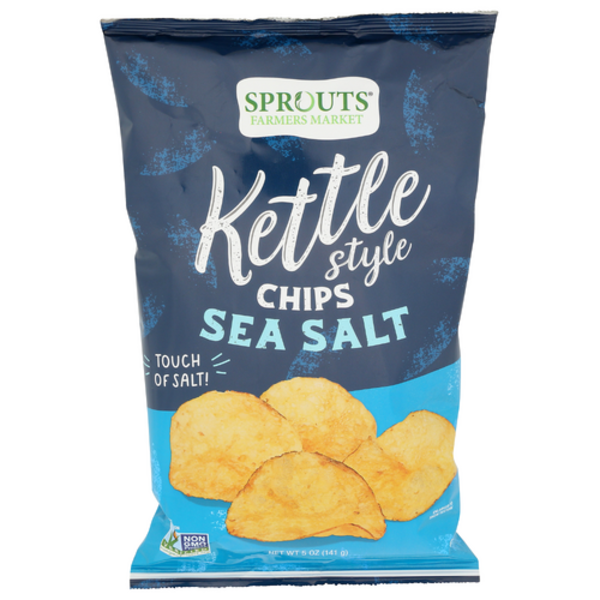 Chips de pommes de terre de Sprouts cuites à la marmite, saveur sel de mer