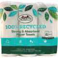 Essuie-tout 100 % recyclé Sprouts, paquet de 6