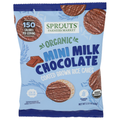 Sprouts Galettes de riz bio mini au chocolat au lait