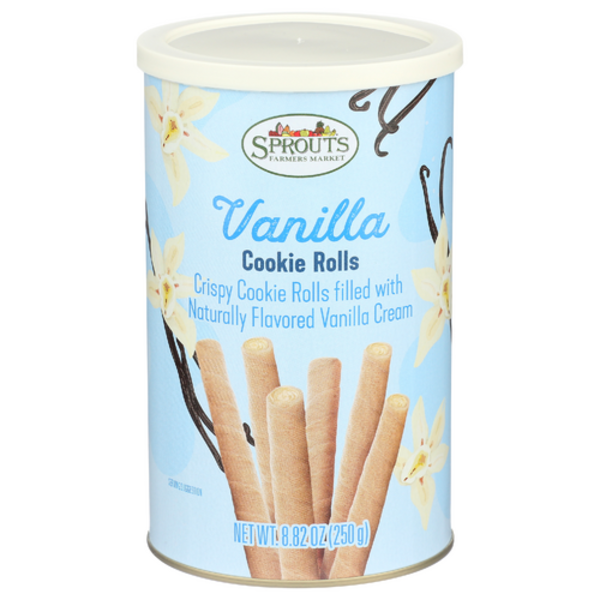 Roulés biscuits vanille Sprouts