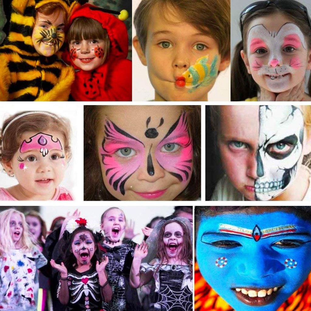 Crayons de maquillage 12 couleurs pour le visage Lasten