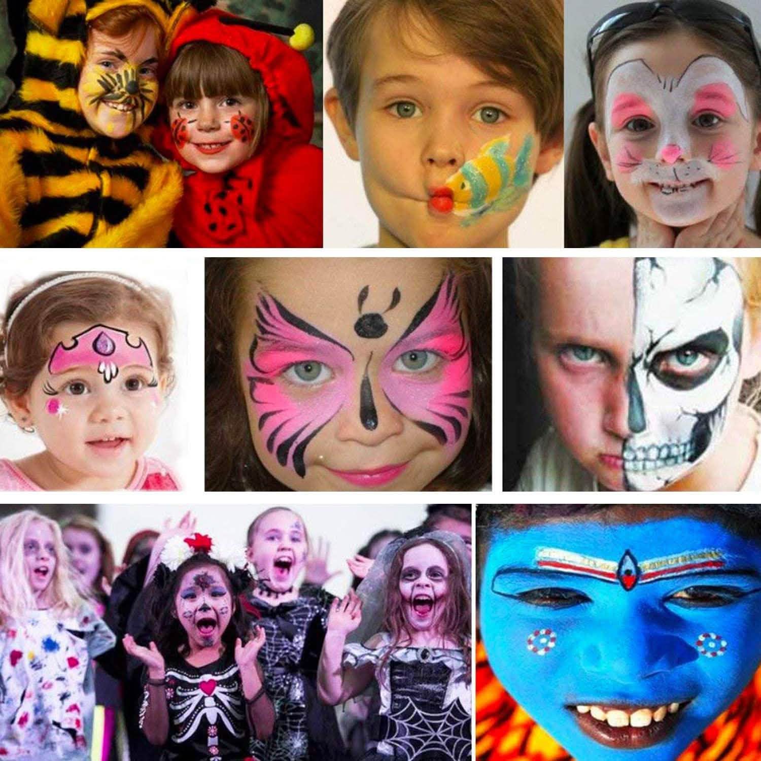 Crayons de maquillage 12 couleurs pour le visage Lasten