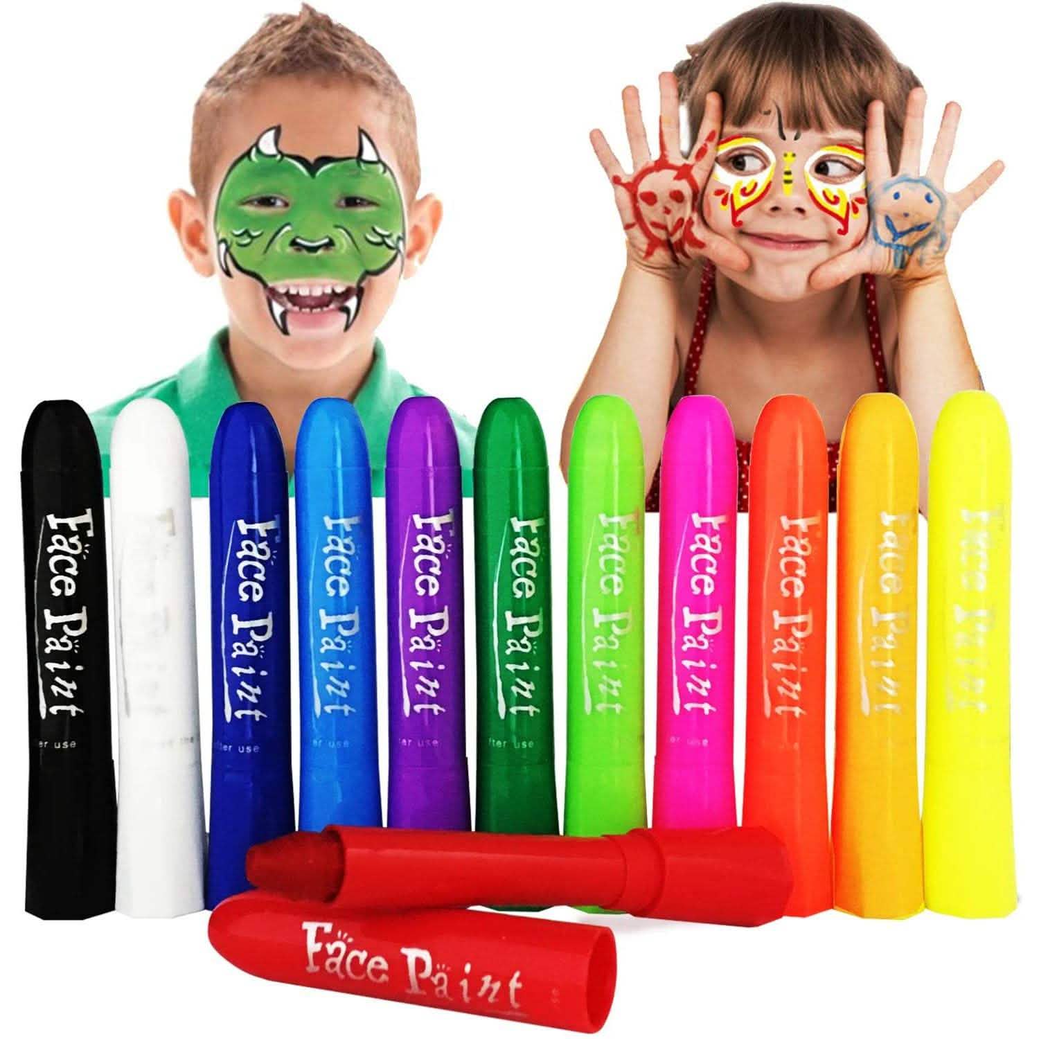 Crayons de maquillage 12 couleurs pour le visage Lasten