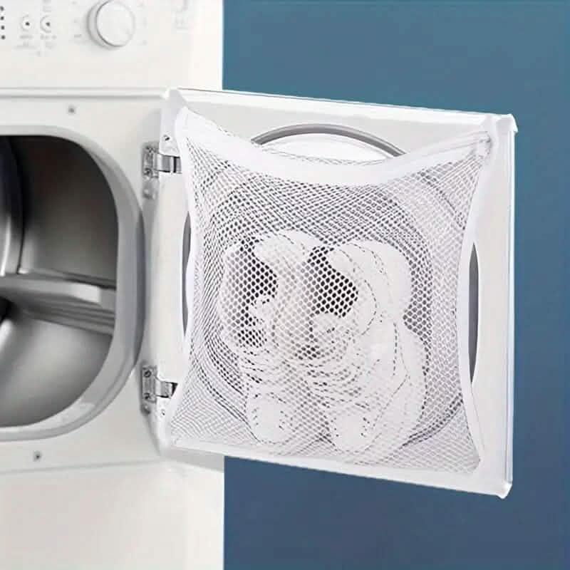 Sac Filet de Séchage pour Chaussures et Linge à Suspendre à la Porte du Sèche-Linge