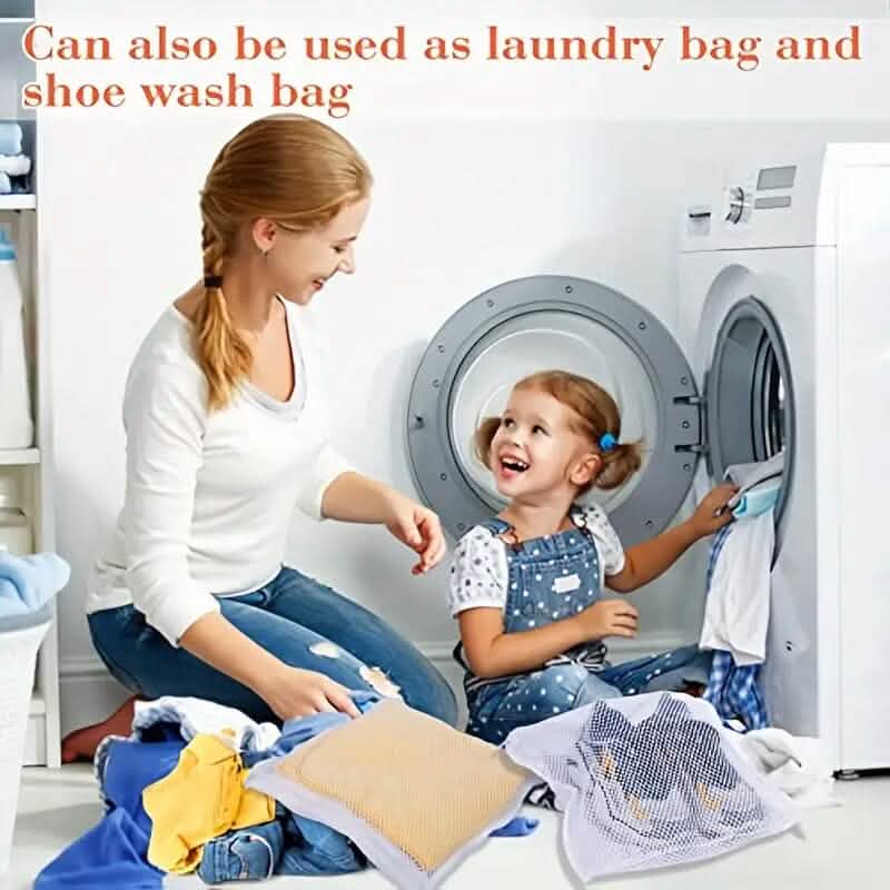 Sac Filet de Séchage pour Chaussures et Linge à Suspendre à la Porte du Sèche-Linge
