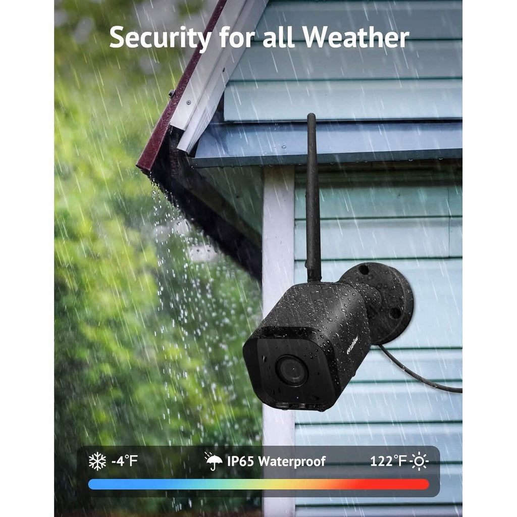 Caméra de sécurité extérieure LaView 1080P HD Wi-Fi (reconditionnée)