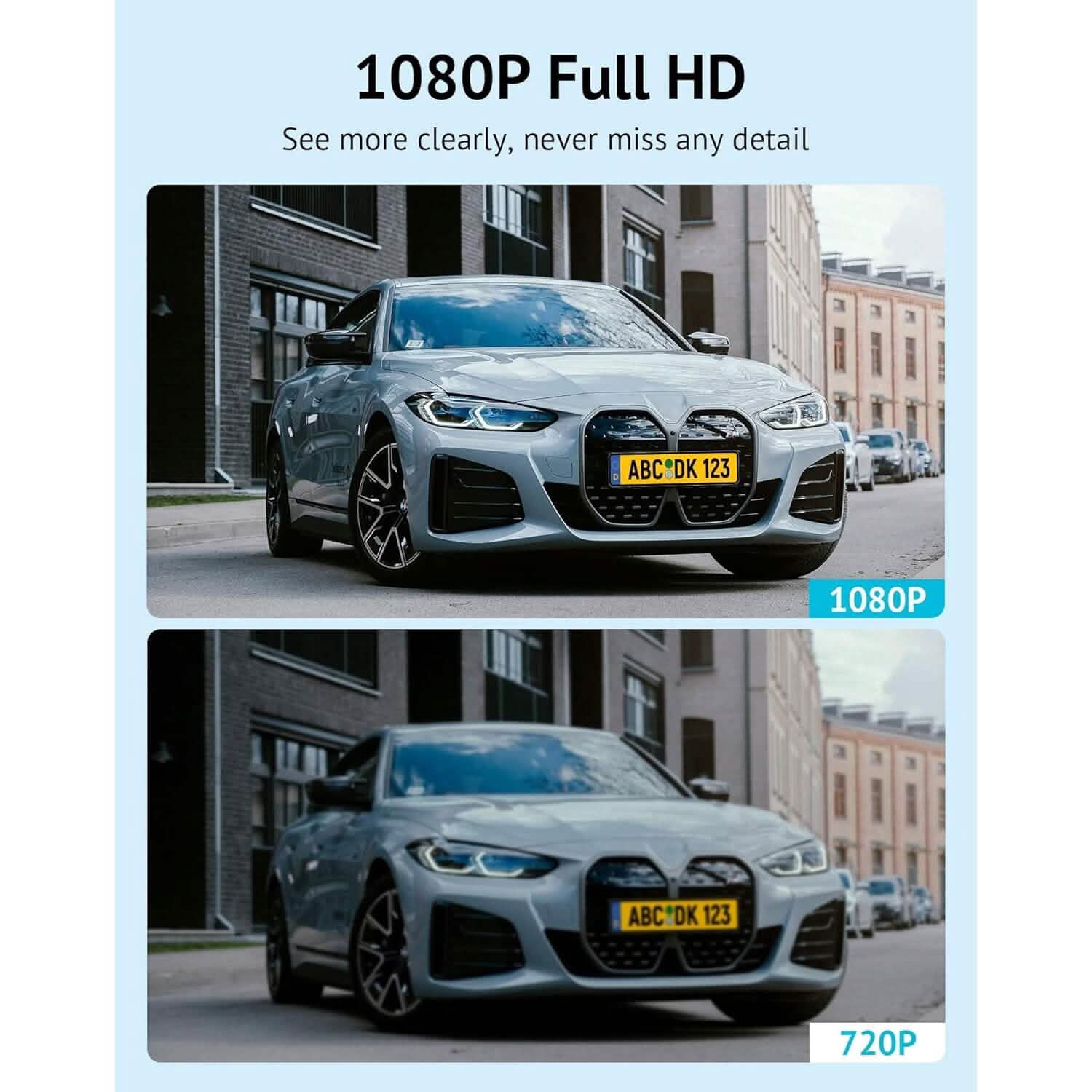 Caméra de sécurité extérieure LaView 1080P HD Wi-Fi (reconditionnée)