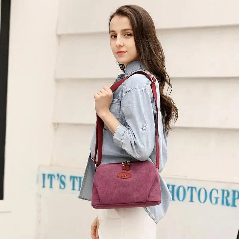 Sac bandoulière en toile Lavish Style pour femmes et jeunes filles, sac de voyage léger et décontracté pour femmes