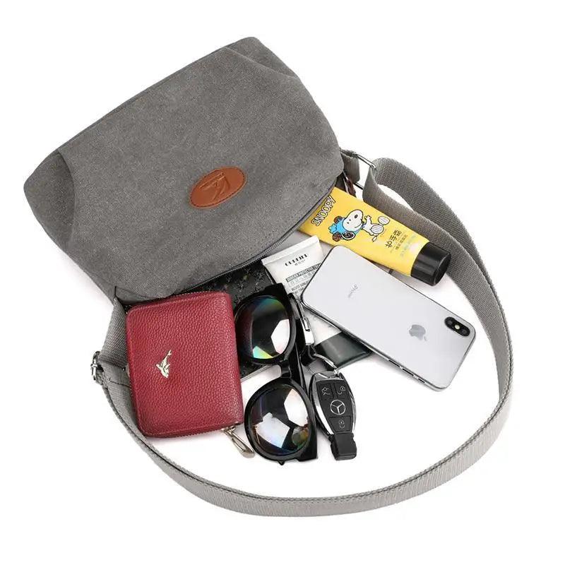 Sac bandoulière en toile Lavish Style pour femmes et jeunes filles, sac de voyage léger et décontracté pour femmes