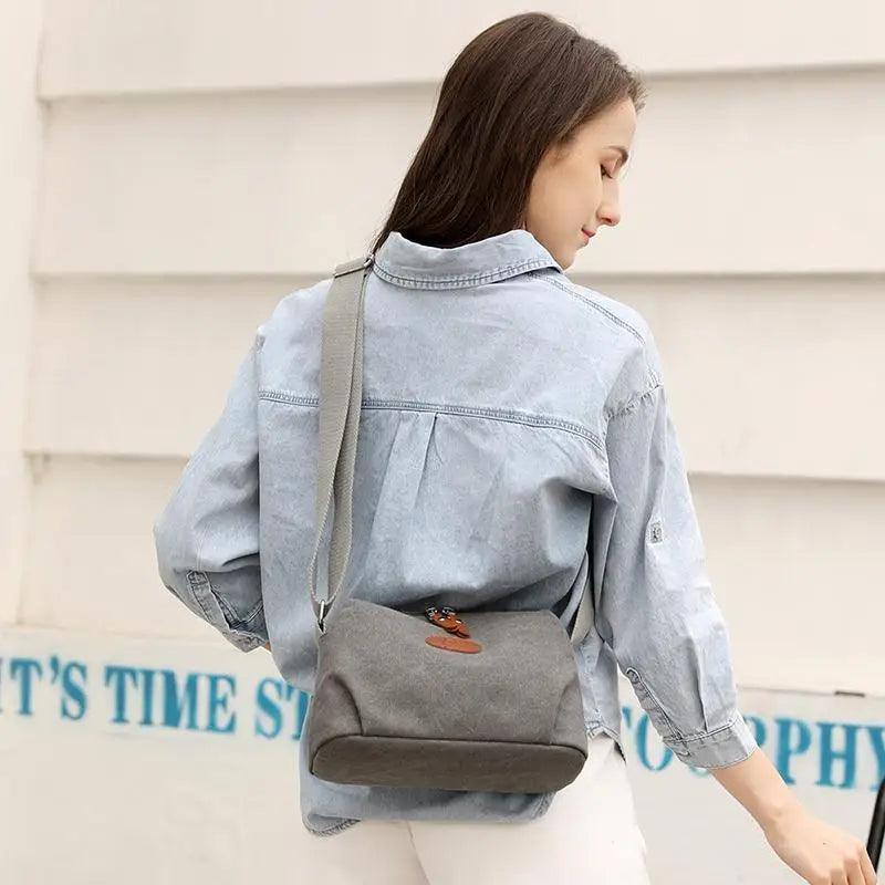 Sac bandoulière en toile Lavish Style pour femmes et jeunes filles, sac de voyage léger et décontracté pour femmes