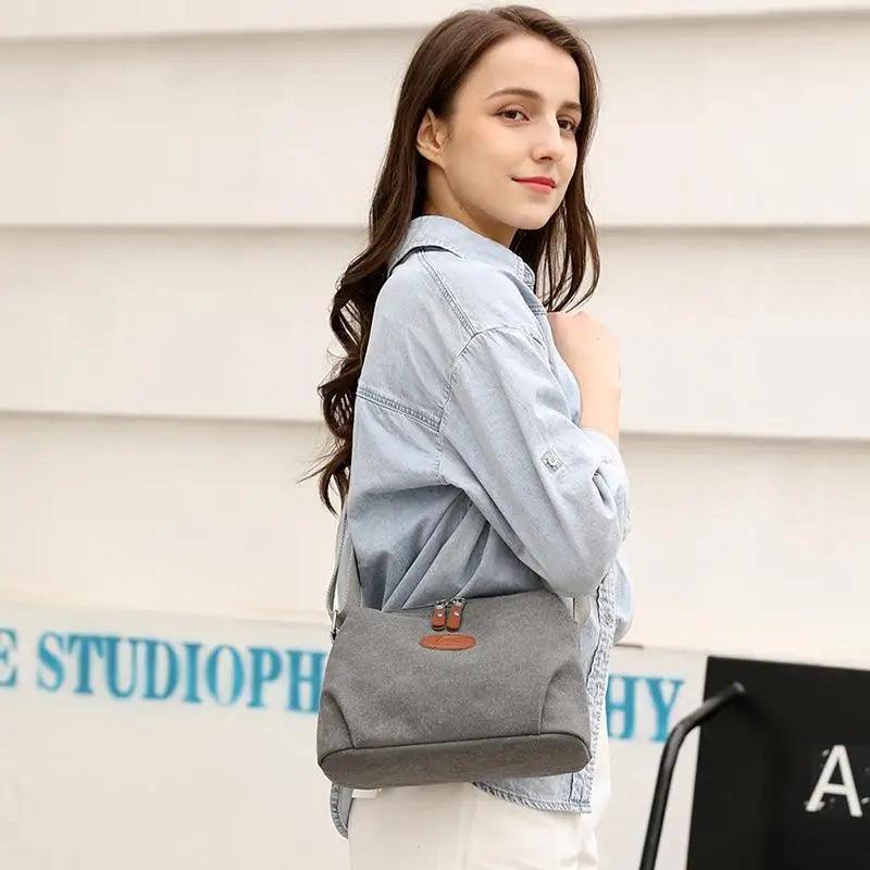 Sac bandoulière en toile Lavish Style pour femmes et jeunes filles, sac de voyage léger et décontracté pour femmes