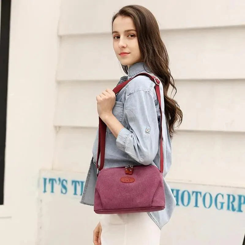 Sac bandoulière en toile Lavish Style pour femmes et jeunes filles, sac de voyage léger et décontracté pour femmes