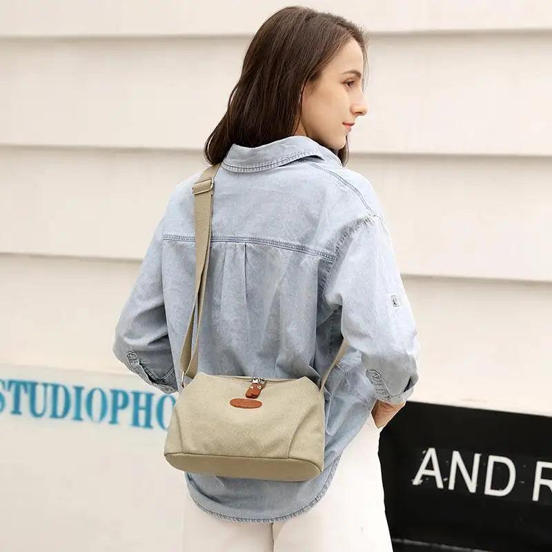 Sac bandoulière en toile Lavish Style pour femmes et jeunes filles, sac de voyage léger et décontracté pour femmes