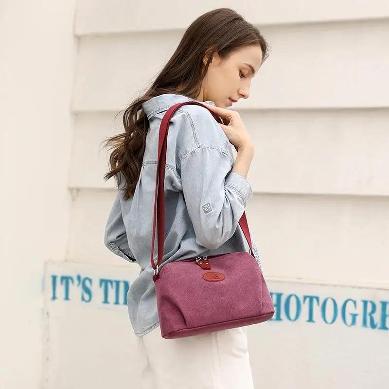 Sac bandoulière en toile Lavish Style pour femmes et jeunes filles, sac de voyage léger et décontracté pour femmes