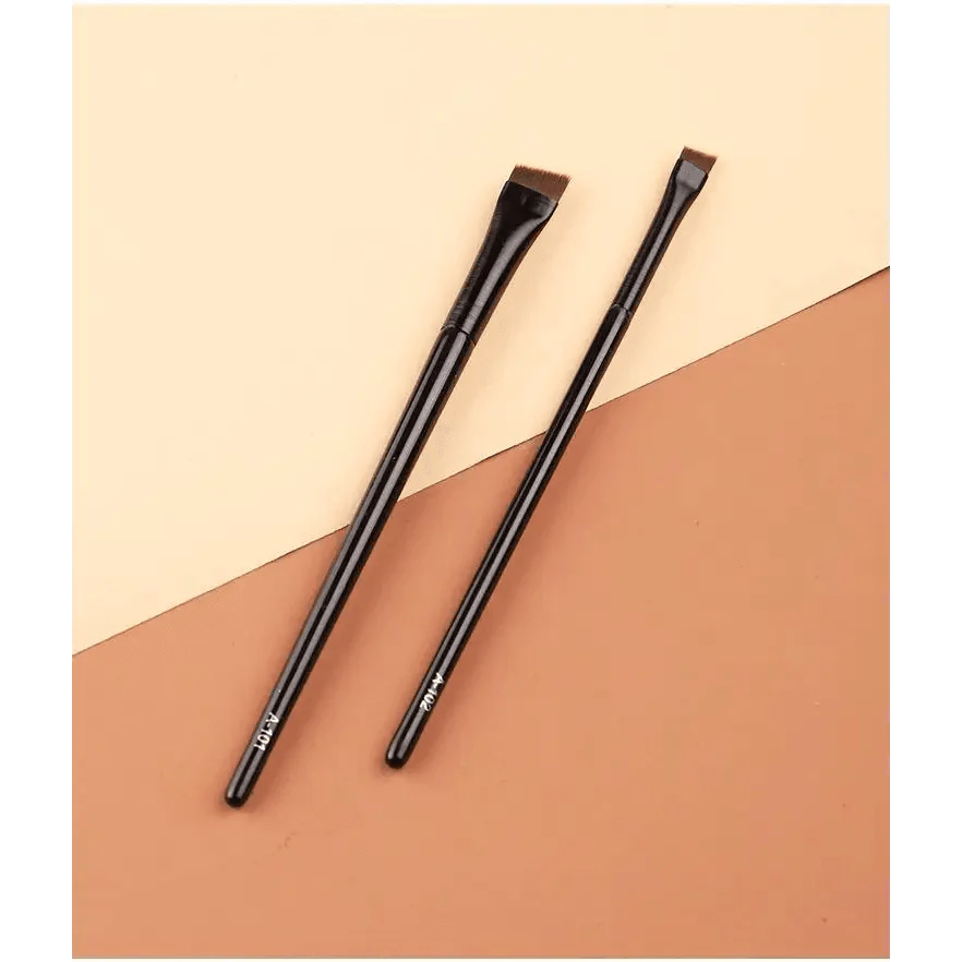 Brosse à sourcils et eyeliner Lavish Style, brosse à sourcils inclinée professionnelle de petite taille, brosse à eyeliner de haute qualité, outils de maquillage