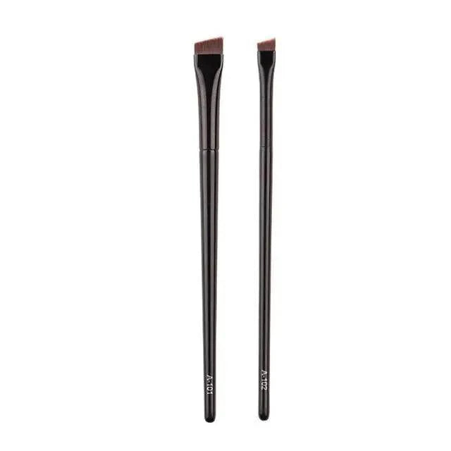 Brosse à sourcils et eyeliner Lavish Style, brosse à sourcils inclinée professionnelle de petite taille, brosse à eyeliner de haute qualité, outils de maquillage