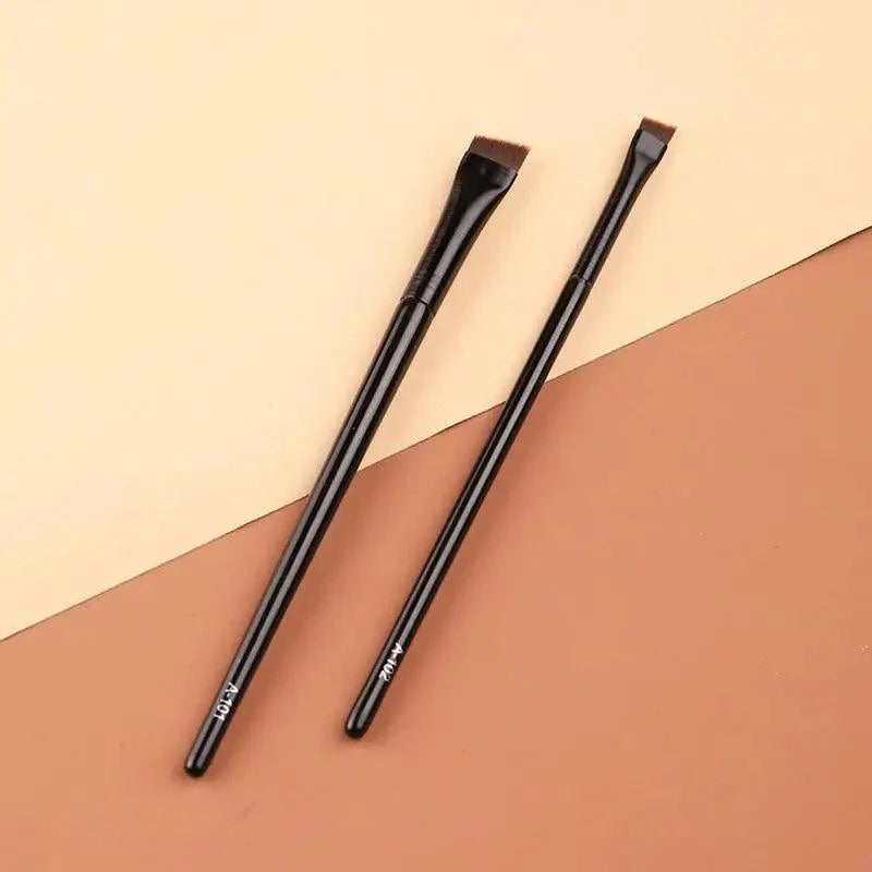 Brosse à sourcils et eyeliner Lavish Style, brosse à sourcils inclinée professionnelle de petite taille, brosse à eyeliner de haute qualité, outils de maquillage