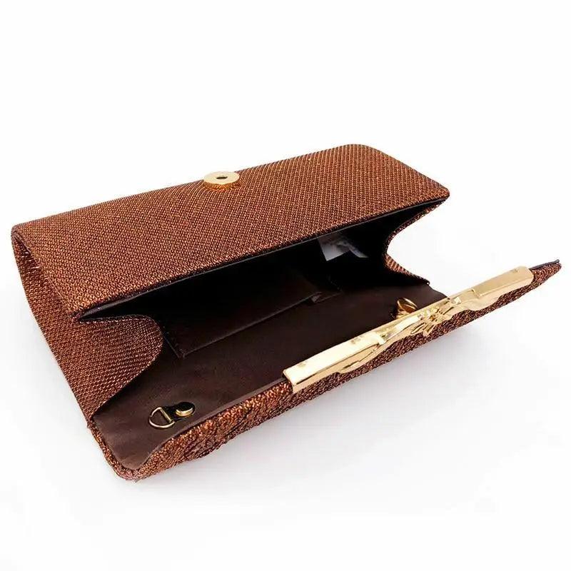 Sac de soirée luxueux pour femmes, pochette de banquet scintillante pour mariage, cadeaux pour femmes et jeunes filles