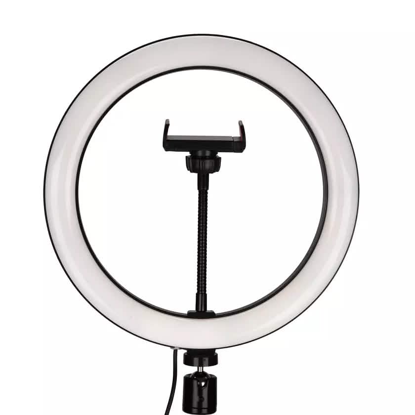 Support de lumière LED circulaire LAX pour selfie avec trépied