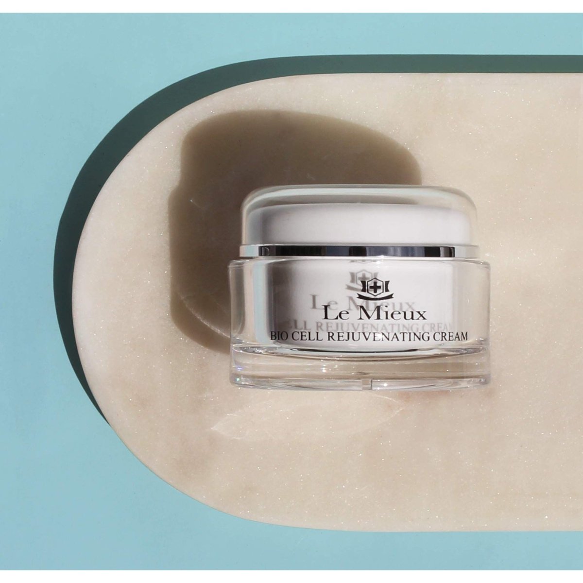 Le Mieux Bio Cell Rejuvenating Cream - Hydratant visage triple peptide avec acide hyaluronique, squalane et églantier, crème de jour et de nuit pour le visage et le cou, sans parabènes ni sulfates (1.75 oz / 52 ml)