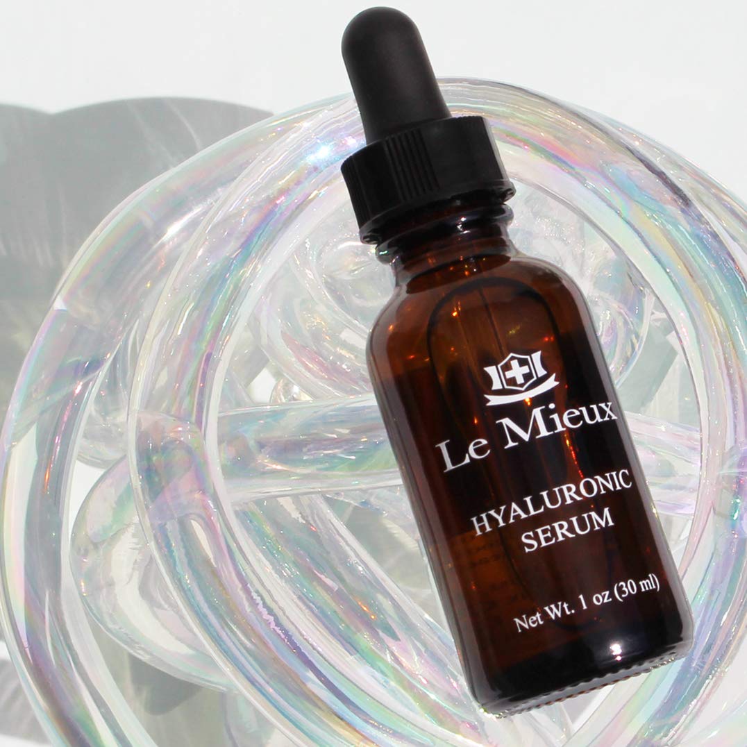 Sérum Hyaluronique Le Mieux - Complexe Hydratant Facial Concentré à l'Acide Hyaluronique, Hydratation Anti-Âge sans Parabènes ni Sulfates (1 oz / 30 ml)