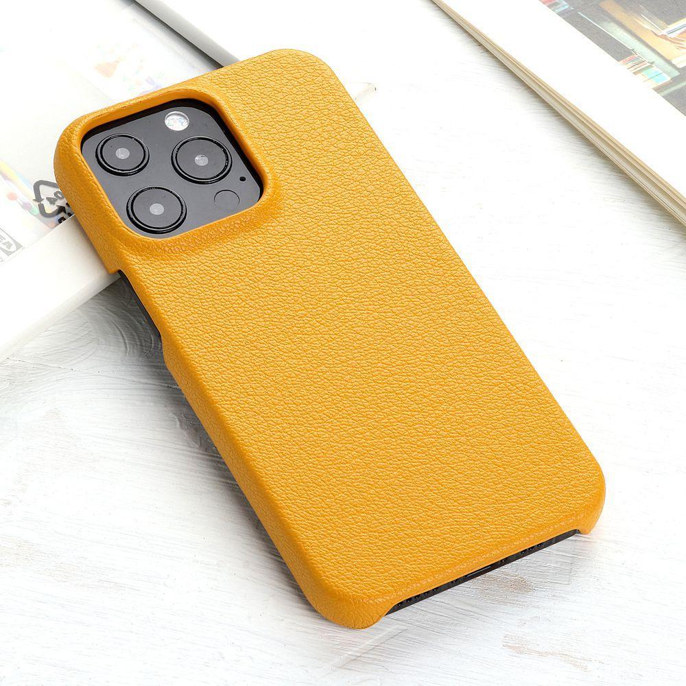 Étui en cuir pour iPhone 14 13 12 Pro Max 13 Mini 14 Coque arrière Simple Classique Qualité Antichoc Haute Protection Cuir Souple Poignée Coque arrière de téléphone pour iPhone