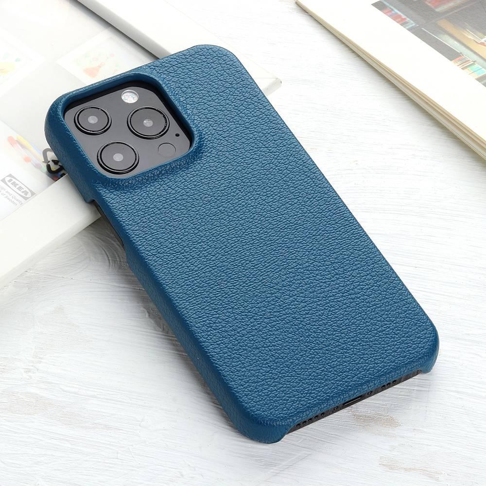 Étui en cuir pour iPhone 14 13 12 Pro Max 13 Mini 14 Coque arrière Simple Classique Qualité Antichoc Haute Protection Cuir Souple Poignée Coque arrière de téléphone pour iPhone