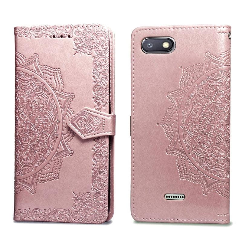 Étui à rabat en cuir pour Xiaomi Redmi 8 6 6A 5 Plus 4A 4X Note 9 5A 4 5 7 6 8 9S 9 Pro 8T 3S 7A 8A Redmi 9 pour Redmi 9A 9C 7A Étui à rabat en cuir au design classique