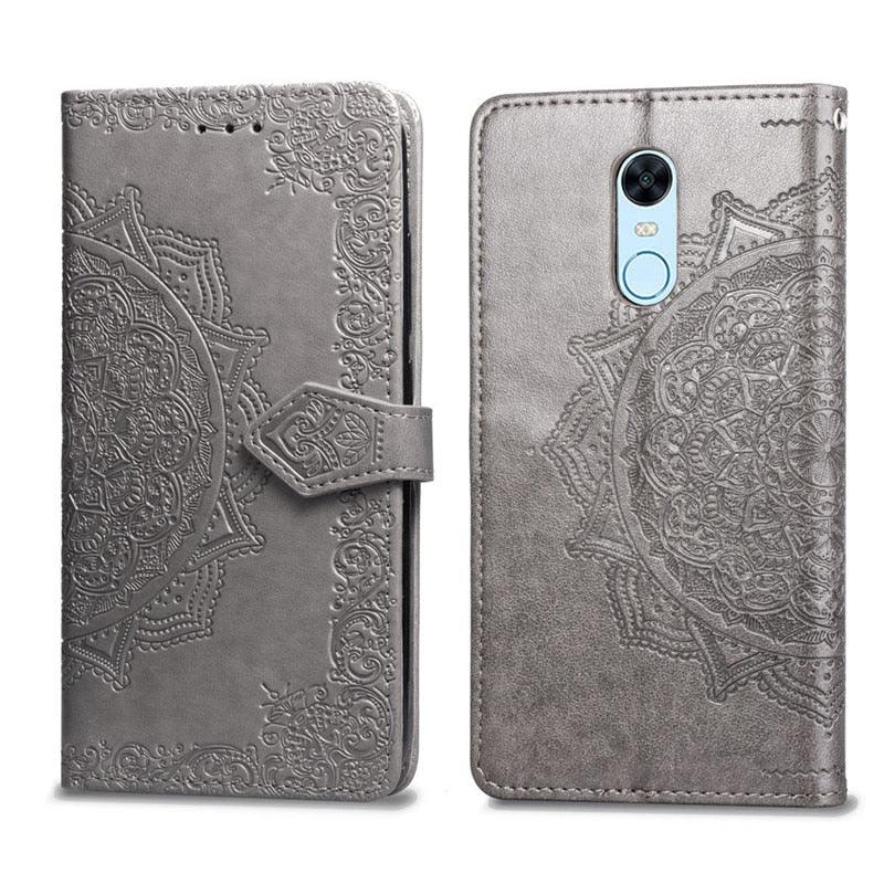Étui à rabat en cuir pour Xiaomi Redmi 8 6 6A 5 Plus 4A 4X Note 9 5A 4 5 7 6 8 9S 9 Pro 8T 3S 7A 8A Redmi 9 pour Redmi 9A 9C 7A Étui à rabat en cuir au design classique