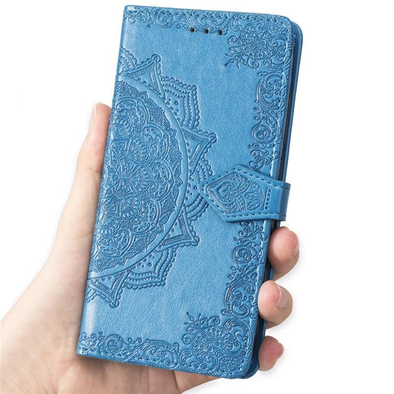 Étui à rabat en cuir pour Xiaomi Redmi 8 6 6A 5 Plus 4A 4X Note 9 5A 4 5 7 6 8 9S 9 Pro 8T 3S 7A 8A Redmi 9 pour Redmi 9A 9C 7A Étui à rabat en cuir au design classique