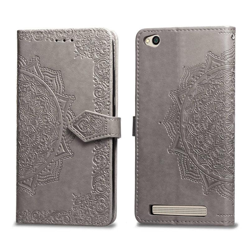 Étui à rabat en cuir pour Xiaomi Redmi 8 6 6A 5 Plus 4A 4X Note 9 5A 4 5 7 6 8 9S 9 Pro 8T 3S 7A 8A Redmi 9 pour Redmi 9A 9C 7A Étui à rabat en cuir au design classique
