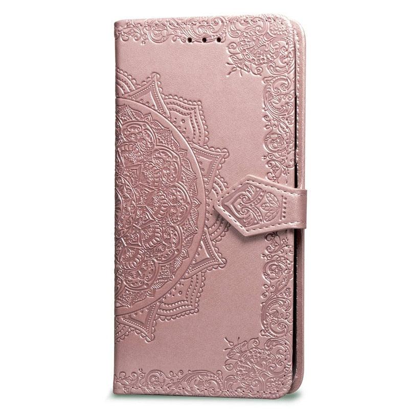Étui à rabat en cuir pour Xiaomi Redmi 8 6 6A 5 Plus 4A 4X Note 9 5A 4 5 7 6 8 9S 9 Pro 8T 3S 7A 8A Redmi 9 pour Redmi 9A 9C 7A Étui à rabat en cuir au design classique
