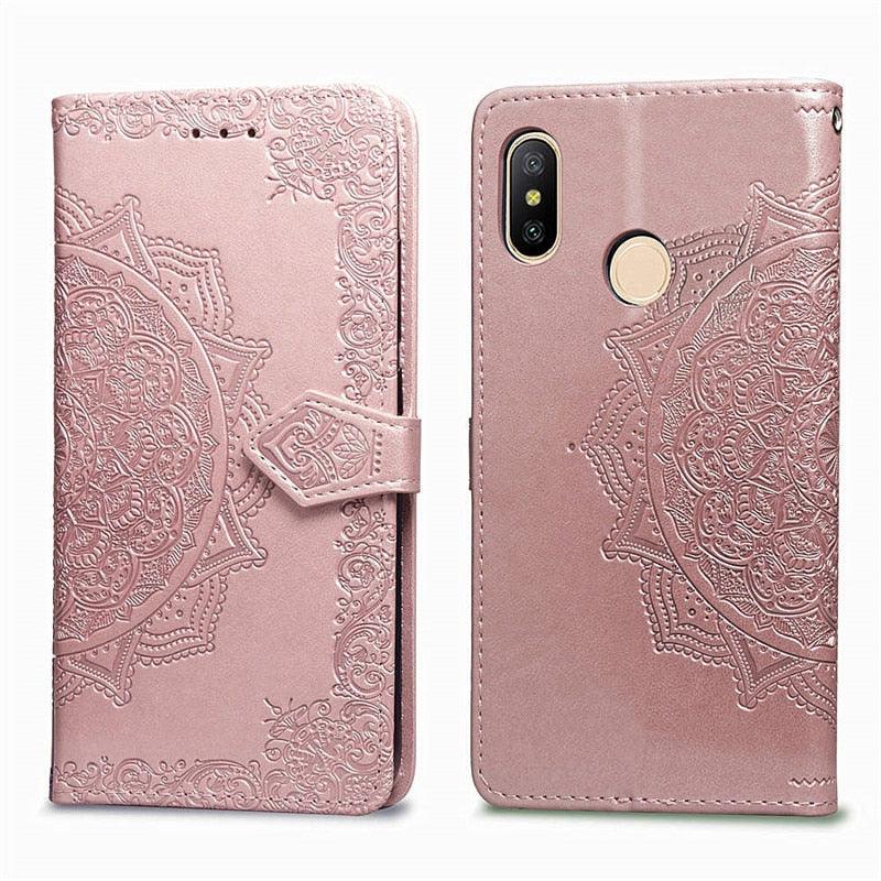 Étui à rabat en cuir pour Xiaomi Redmi 8 6 6A 5 Plus 4A 4X Note 9 5A 4 5 7 6 8 9S 9 Pro 8T 3S 7A 8A Redmi 9 pour Redmi 9A 9C 7A Étui à rabat en cuir au design classique