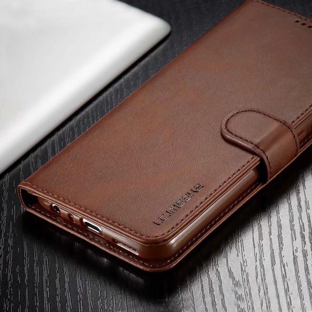 Étui Portefeuille en Cuir pour Xiaomi 12T 12X 11T Mi 11 Lite Poco M4 M3 X4 X3 Pro F3 Redmi 10C 9C 9A Note 11S 10 9S 8T Pro Housse de Protection à Rabat Porte-Cartes Étui de Téléphone à Rabat Protecteur