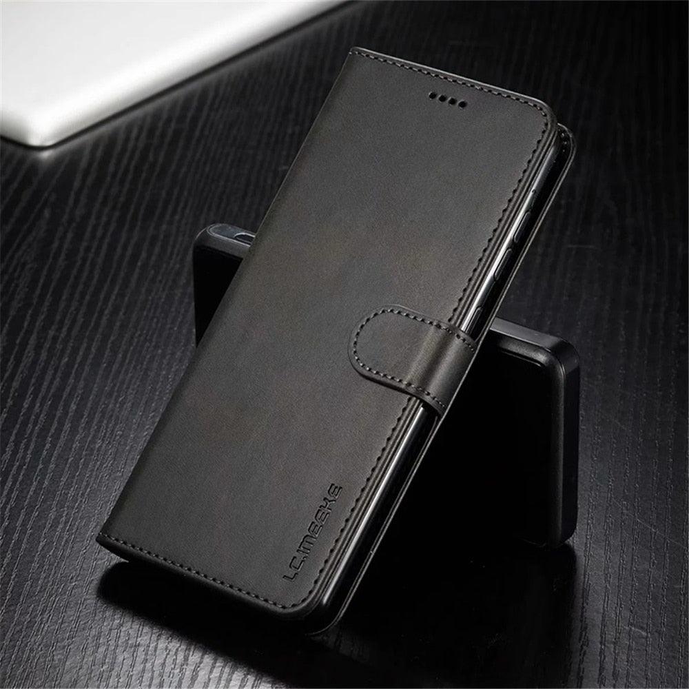 Étui Portefeuille en Cuir pour Xiaomi 12T 12X 11T Mi 11 Lite Poco M4 M3 X4 X3 Pro F3 Redmi 10C 9C 9A Note 11S 10 9S 8T Pro Housse de Protection à Rabat Porte-Cartes Étui de Téléphone à Rabat Protecteur