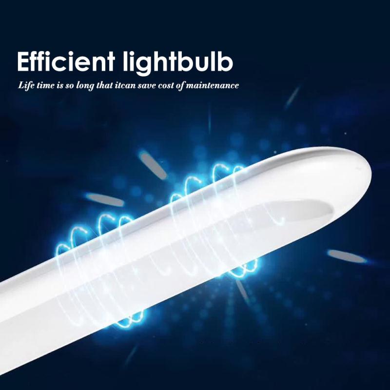 Lampe de bureau LED pliable, intensité variable, tactile, rechargeable avec calendrier, température, réveil. Lampe de table décorative, lampes d'étude mignonnes pour décoration de chambre à coucher.