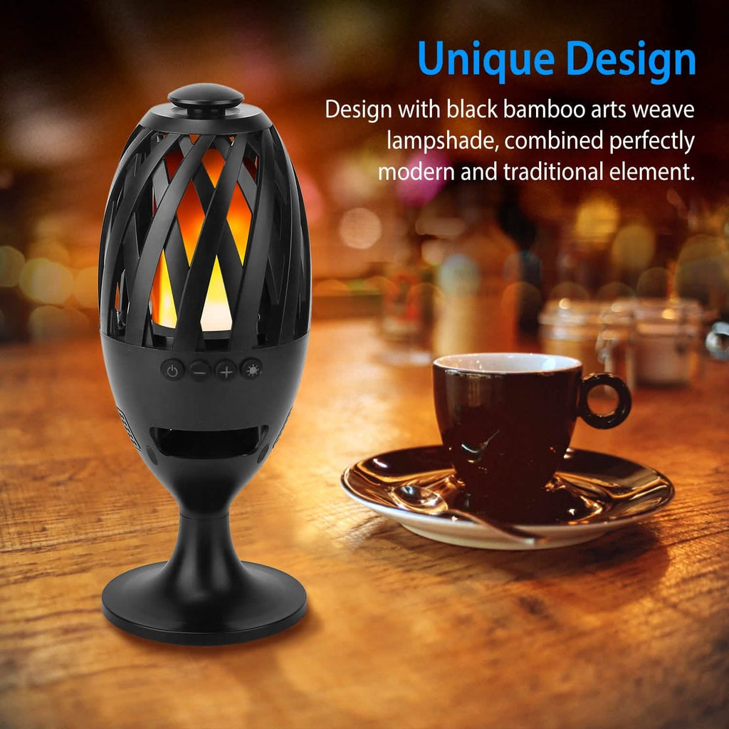 Torche Enceinte LED Effet Flamme