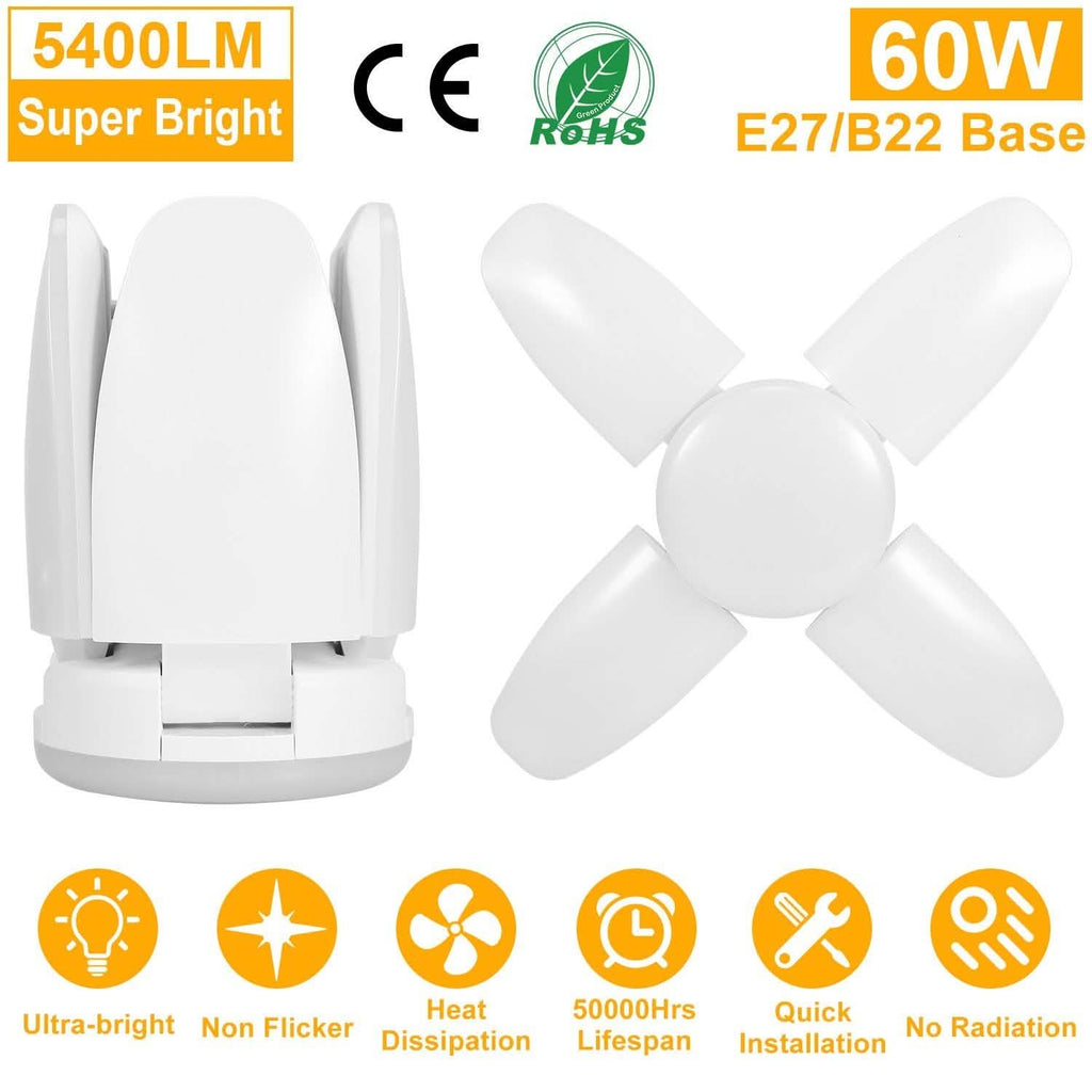 Ampoule de garage LED E27/B22 60W
