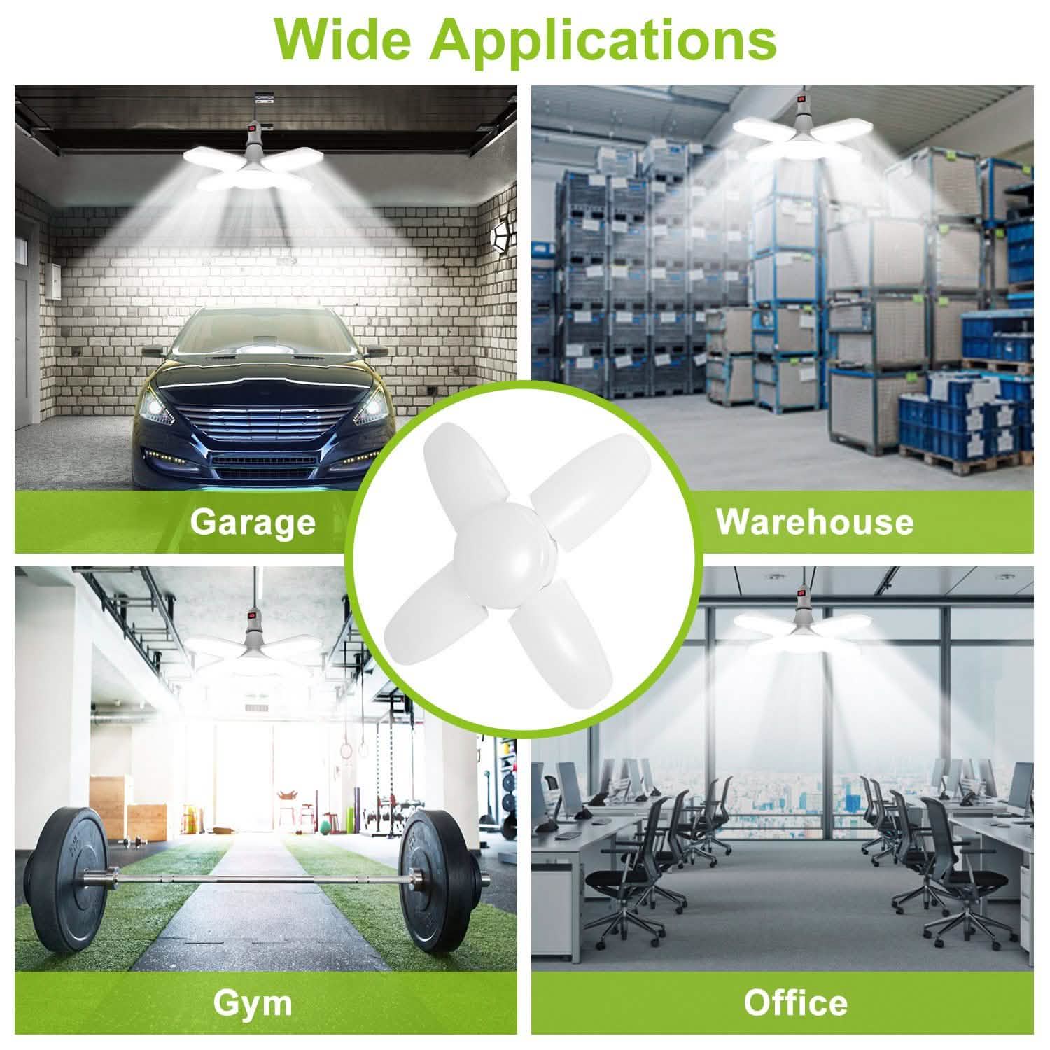 Ampoule de garage LED E27/B22 60W
