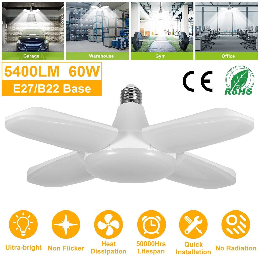 Ampoule de garage LED E27/B22 60W