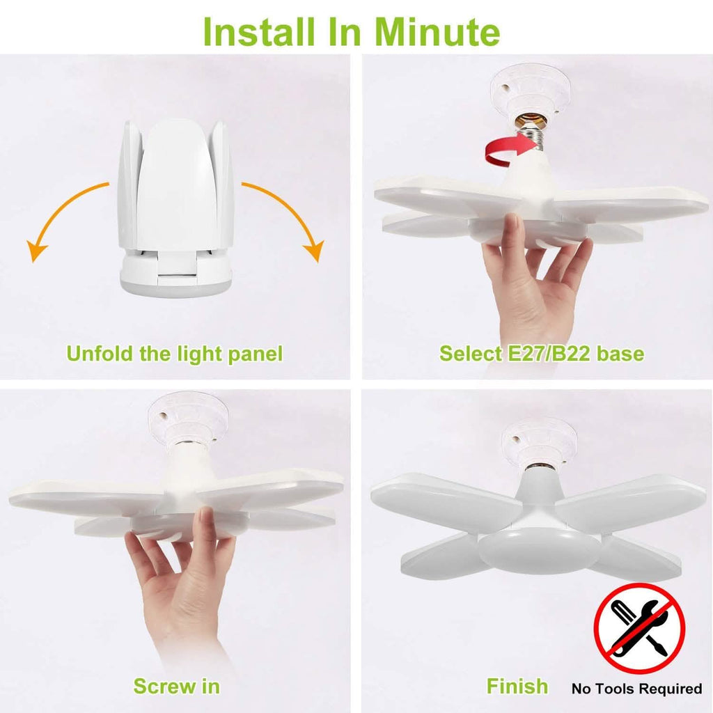 Ampoule de garage LED E27/B22 60W